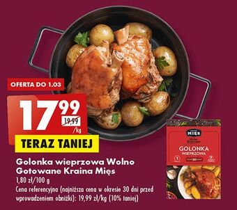 Biedronka Kraina Mięs Golonka wieprzowa wolno gotowana 1kg oferta