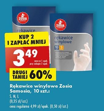 Biedronka Rękawice winylowe rozm. s zosia samosia oferta