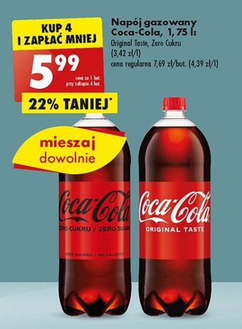 Biedronka Napój coca-cola oferta