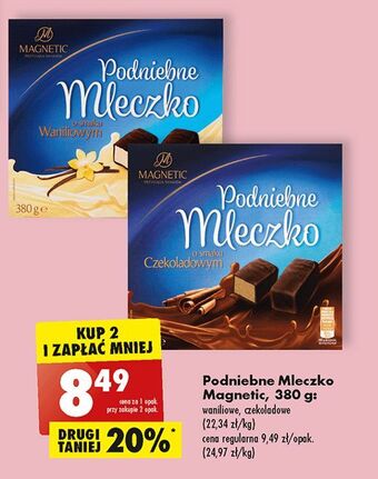 Biedronka Podniebne mleczko waniliowe magnetic mleczko oferta
