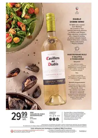 Carrefour Wino casillero del diablo sauvignon blanc oferta