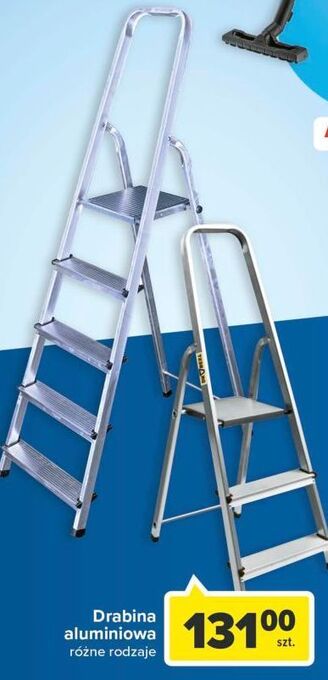 Carrefour Drabina aluminiowa 3-stopniowa oferta