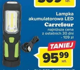 Carrefour Lampka akumulatorowa led carrefour oferta