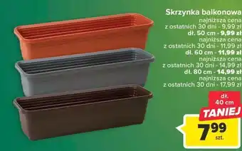Carrefour Skrzynka balkonowa 50 cm oferta
