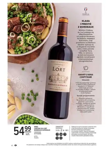 Carrefour Wino chateau du lort oferta