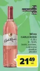Carrefour Market Wino carlo rossi sweet red oferta