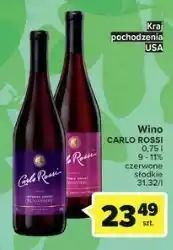 Carrefour Market Wino carlo rossi concord oferta