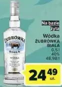 Carrefour Market Wódka żubrówka biała oferta