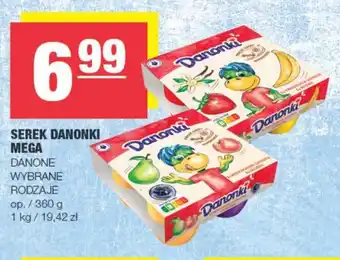 Spar Danone Serek danonki mega 360g oferta
