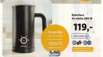 Lidl SilverCrest Spieniacz do mleka 500W oferta
