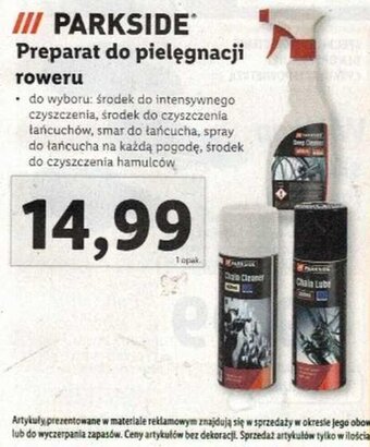 Lidl Parkside Preparat do pielęgnacji roweru oferta