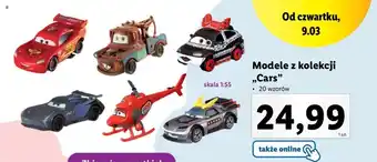Modele z kolekcji ,,Cars"