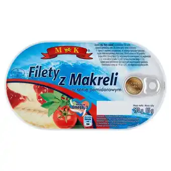 Spar Mk filety z makreli w sosie pomidorowym 170 g oferta
