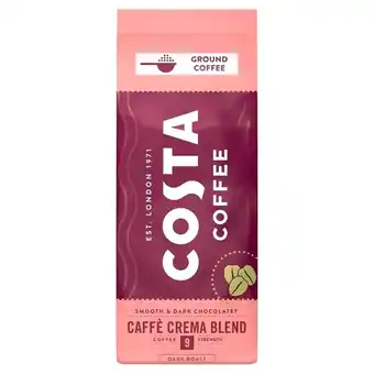 Społem Costa coffee caffé crema blend kawa palona mielona 200 g oferta