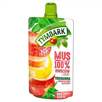 Tymbark mus 100% truskawka jabłko banan marchew 120 g
