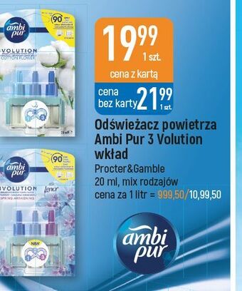 E.Leclerc Wkłady zapachowe lenor ambi pur 3volution oferta
