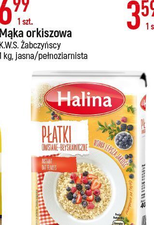 E.Leclerc Płatki owsiane błyskawiczne halina oferta