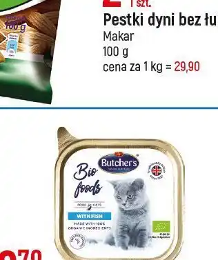 E.Leclerc Karma dla kota z rybą butcher's bio food oferta