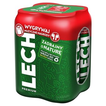 E.Leclerc Lech premium piwo jasne 4 x 500 ml oferta