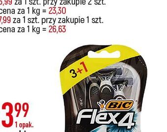 E.Leclerc Maszynka do golenia bic flex 4 oferta