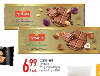 E.Leclerc Czekolada mleczna z orzechami terravita oferta