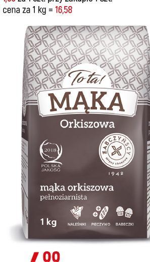 E.Leclerc Mąka orkiszowa jasna to ta! oferta