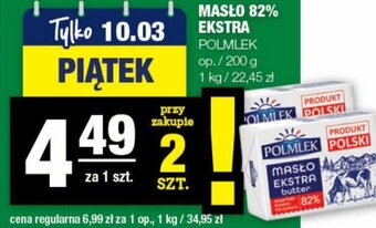 Spar Polmlek masło 82% ekstra 200g oferta