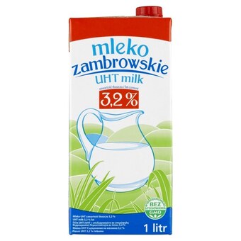 Społem Mleko zambrowskie uht 3,2 % 1 l oferta