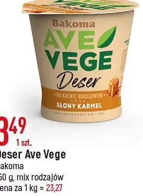 E.Leclerc Deser na kremie kokosowym słony karmel bakoma ave vege oferta