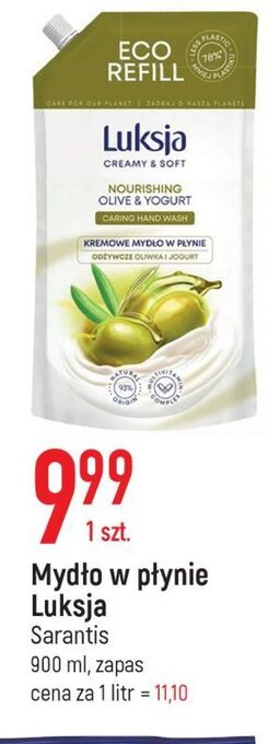 E.Leclerc Mydło w płynie olive & yoghurt luksja creamy soft oferta