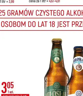 E.Leclerc Piwo miłosław bezalkoholowe ipa oferta