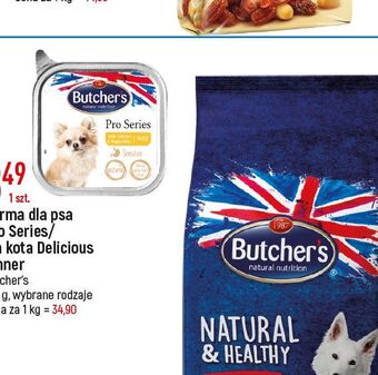 E.Leclerc Karma dla psa z wołowiną butcher's natural & healthy oferta