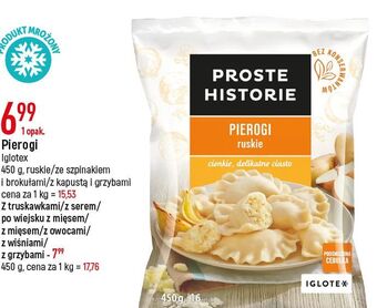 E.Leclerc Pierogi z truskawkami iglotex proste historie oferta