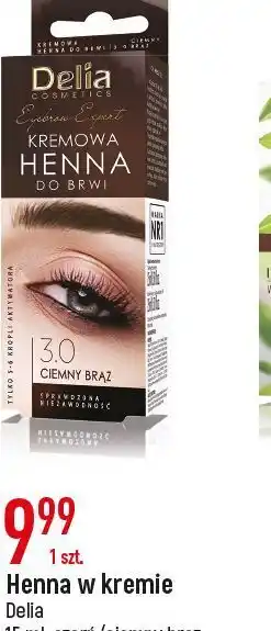 E.Leclerc Henna żelowa do brwi i rzęs 1.0 czarny delia eyebrow expert oferta