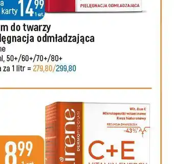 E.Leclerc Odżywczy krem głeboko nawilżający lirene c+e pro vitamin energy oferta