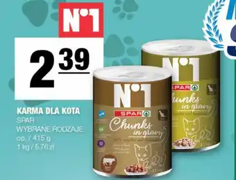 Spar Spar karma dla kota 415g oferta