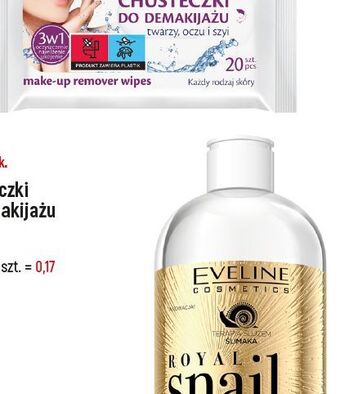 E.Leclerc Płyn micelarny regenerujący ze śluzem ślimaka eveline royal snail oferta