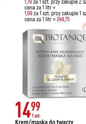E.Leclerc Krem maska na noc 30+ biotaniqe snail repair therapy oferta