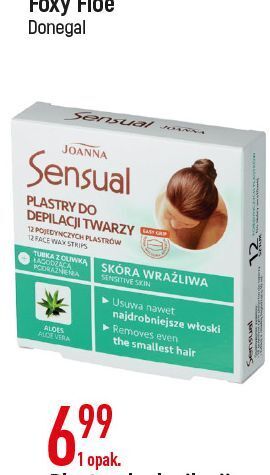 E.Leclerc Plastry do depilacji twarzy aloes skóra wrażliwa joanna sensual oferta