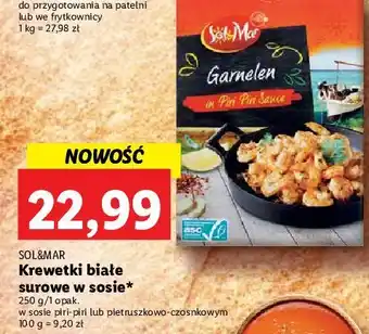 Lidl Krewetki białe w sosie piri-piri sol&mar oferta