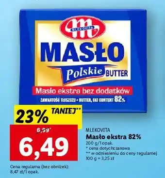 Lidl Masło ekstra mlekovita polskie oferta