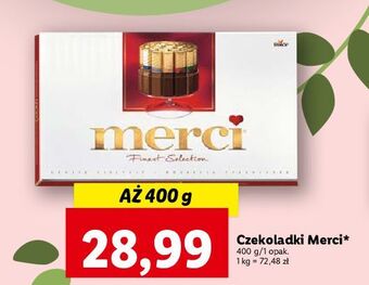 Lidl Bombonierka czerwona storck merci oferta