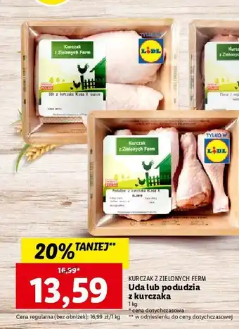 Lidl Podudzia z kurczaka kurczak z zielonych farm oferta