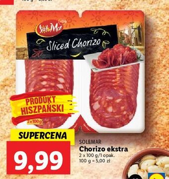 Lidl Chorizo extra sol&mar oferta