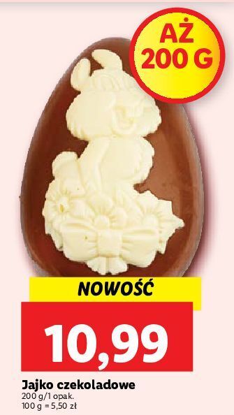 Lidl Jajko czekoladowe wielkanocne oferta