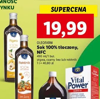 Lidl Sok z rokitnika oleofarm oferta