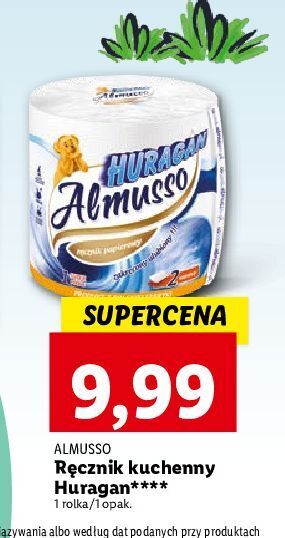 Lidl Ręcznik papierowy almusso huragan oferta