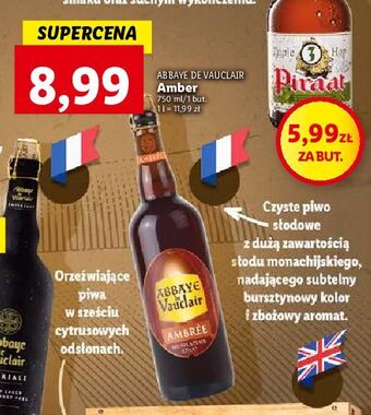 Lidl Piwo abbaye de vauclair ambree oferta