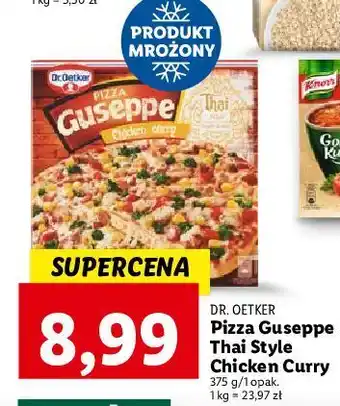Lidl Pizza chicken curry dr. oetker guseppe oferta