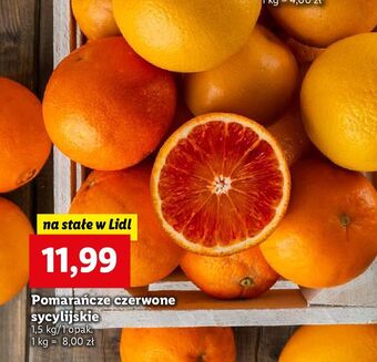 Lidl Pomarańcze sycylijskie oferta
